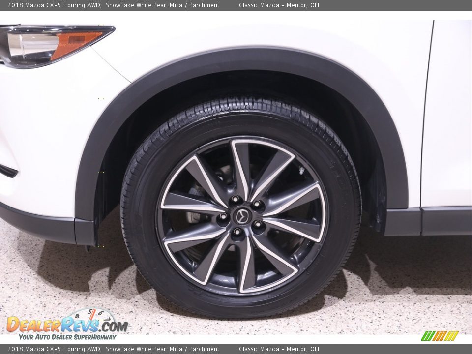 2018 Mazda CX-5 Touring AWD Snowflake White Pearl Mica / Parchment Photo #21