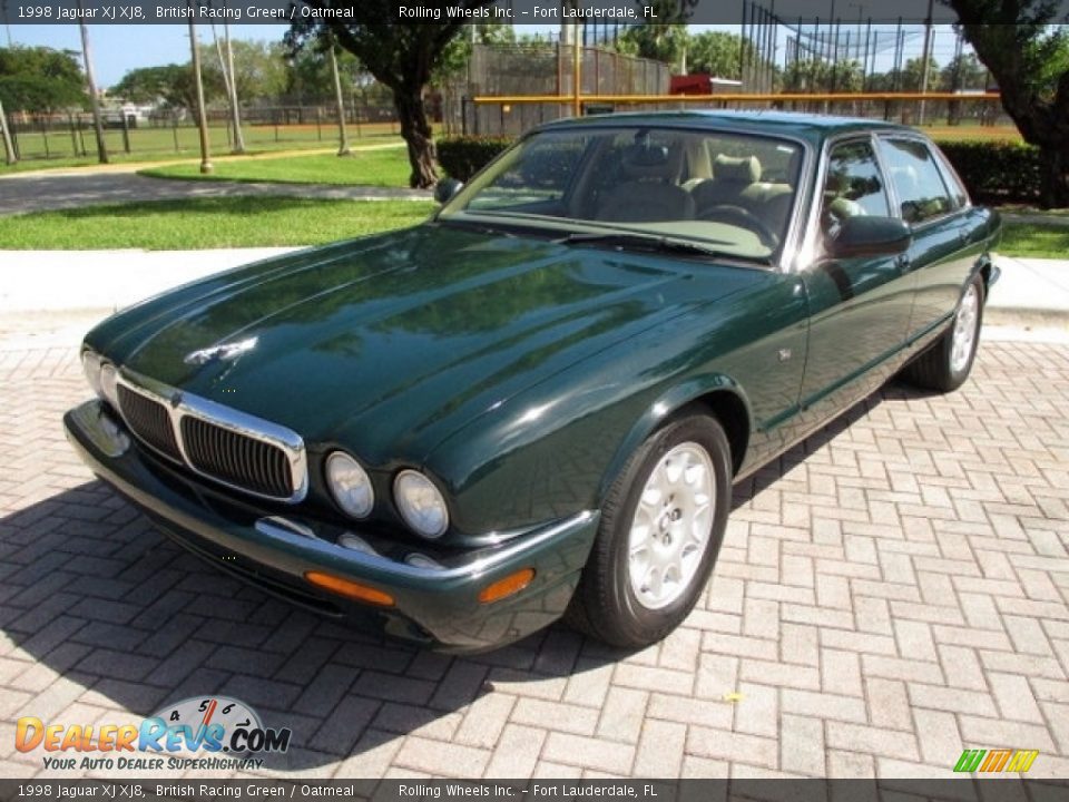 1998 Jaguar XJ XJ8 British Racing Green / Oatmeal Photo #1