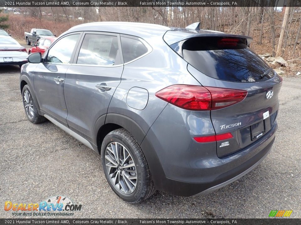 2021 Hyundai Tucson Limited AWD Coliseum Gray Metallic / Black Photo #4