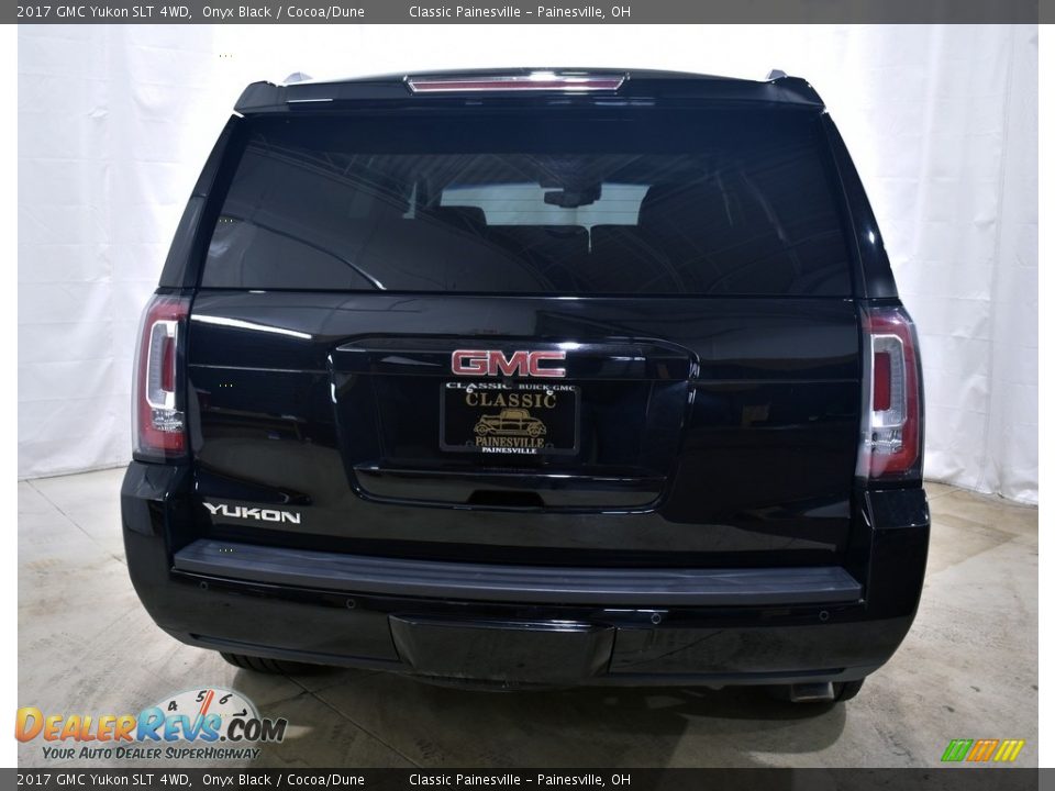 2017 GMC Yukon SLT 4WD Onyx Black / Cocoa/Dune Photo #3