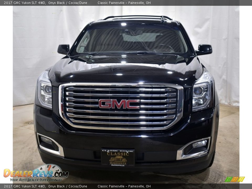 2017 GMC Yukon SLT 4WD Onyx Black / Cocoa/Dune Photo #4