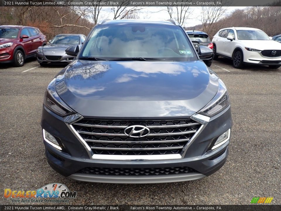 2021 Hyundai Tucson Limited AWD Coliseum Gray Metallic / Black Photo #6