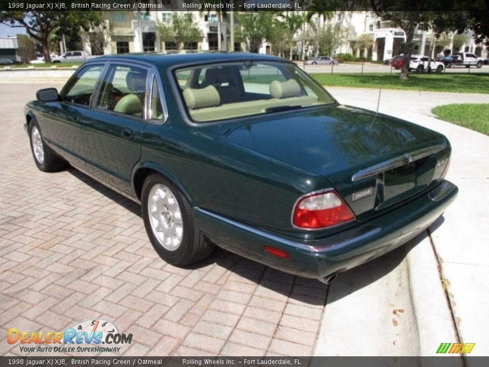1998 Jaguar XJ XJ8 British Racing Green / Oatmeal Photo #5