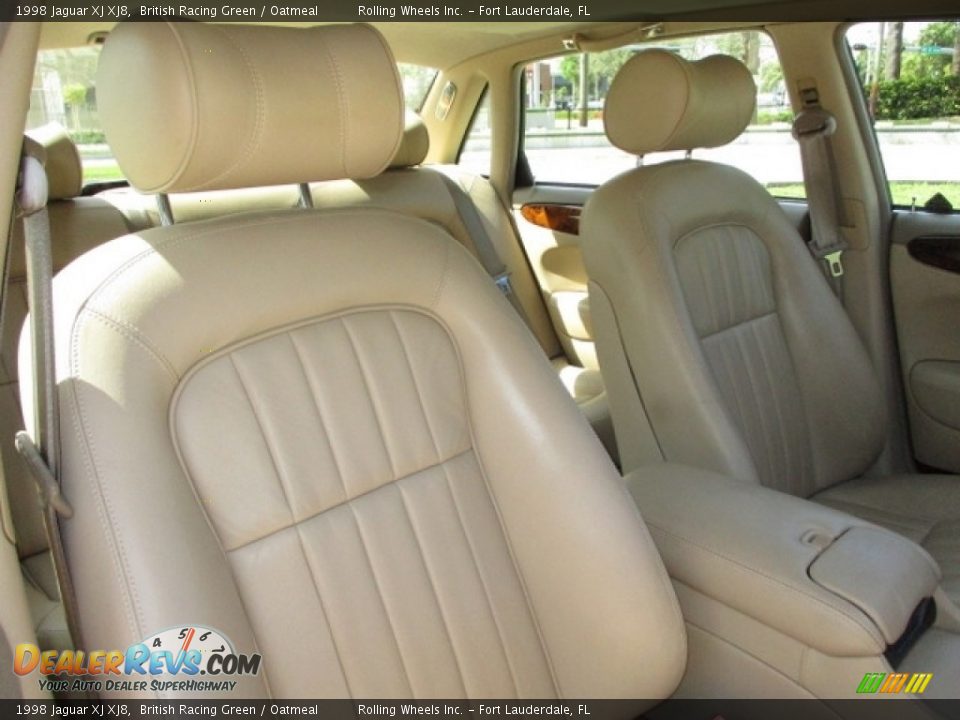 1998 Jaguar XJ XJ8 British Racing Green / Oatmeal Photo #6