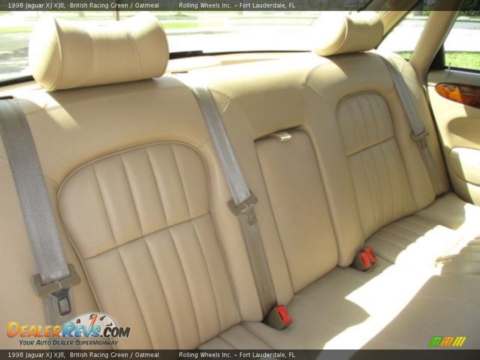 1998 Jaguar XJ XJ8 British Racing Green / Oatmeal Photo #8