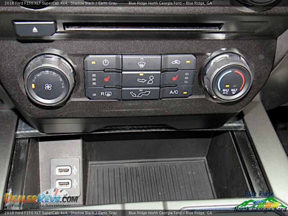 2018 Ford F150 XLT SuperCab 4x4 Shadow Black / Earth Gray Photo #21