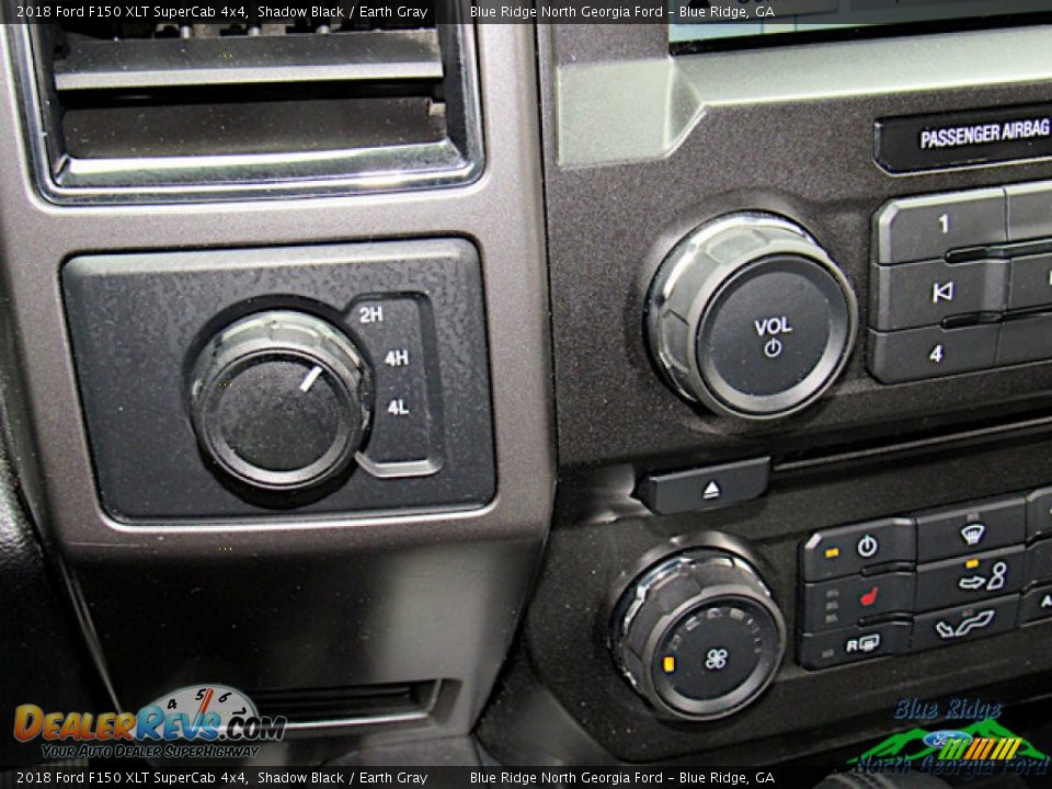 2018 Ford F150 XLT SuperCab 4x4 Shadow Black / Earth Gray Photo #22