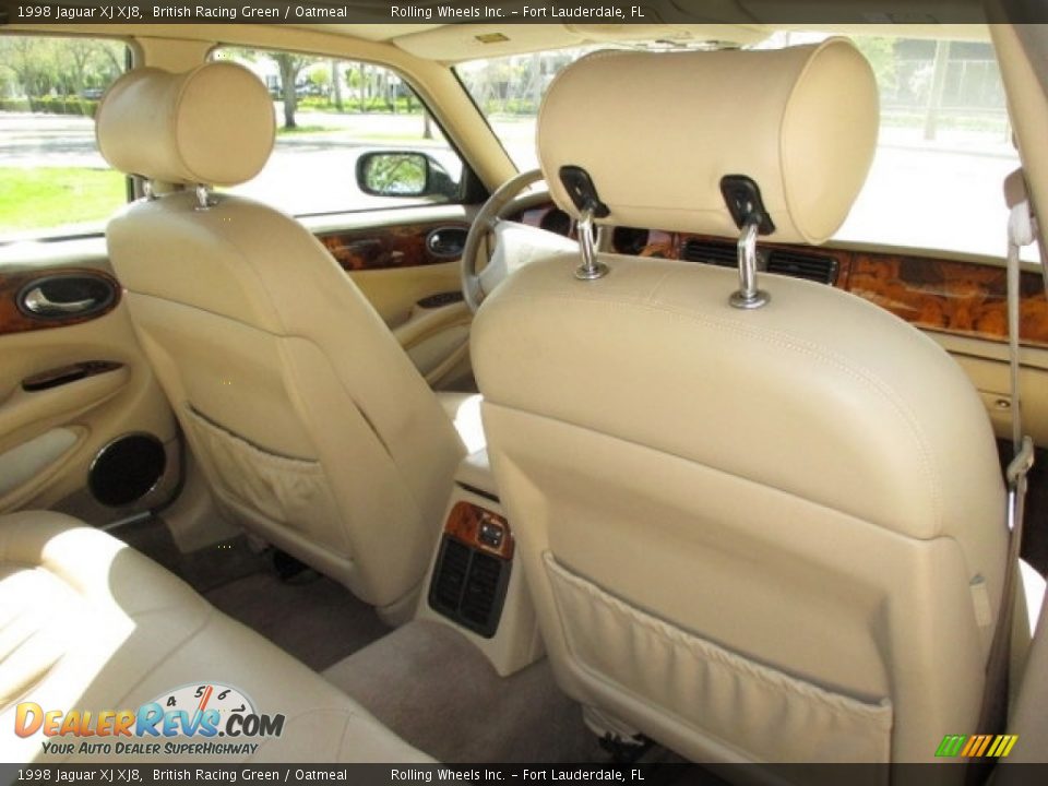 1998 Jaguar XJ XJ8 British Racing Green / Oatmeal Photo #10