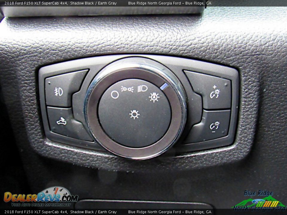 2018 Ford F150 XLT SuperCab 4x4 Shadow Black / Earth Gray Photo #23