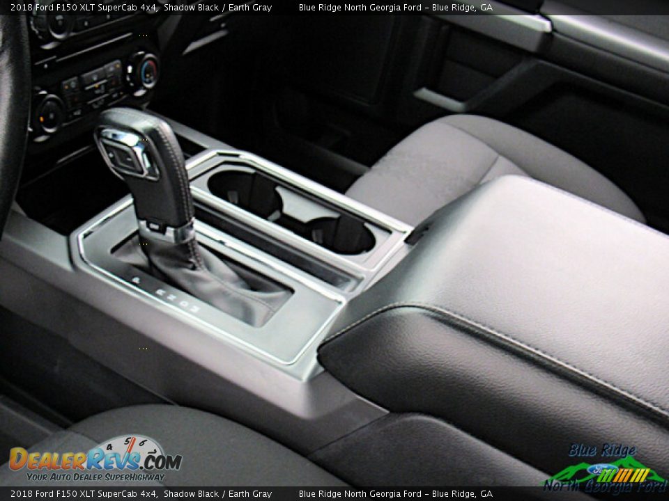 2018 Ford F150 XLT SuperCab 4x4 Shadow Black / Earth Gray Photo #24