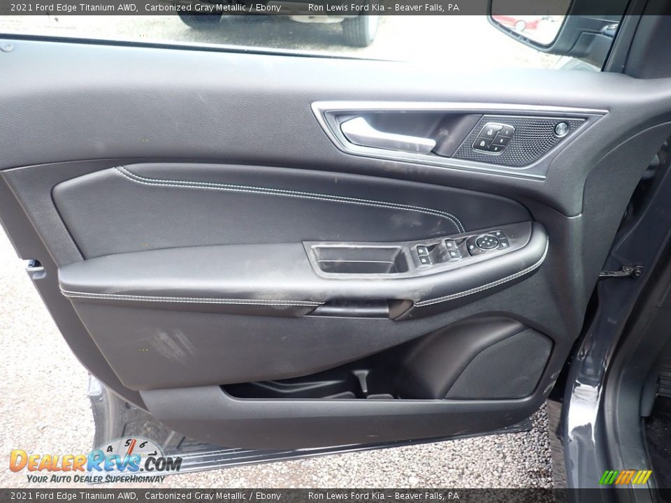 Door Panel of 2021 Ford Edge Titanium AWD Photo #17