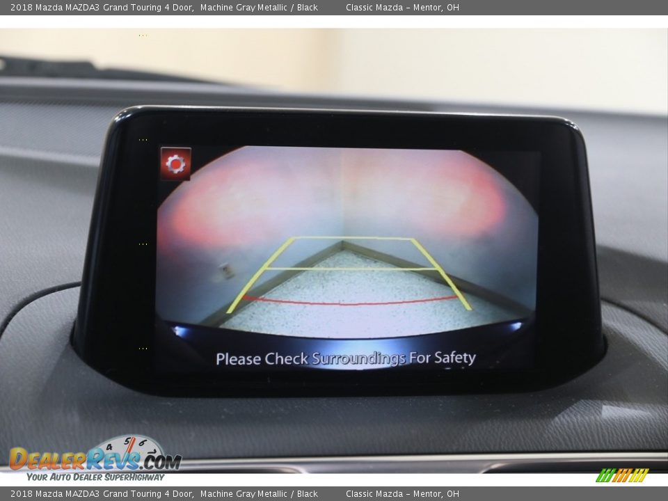2018 Mazda MAZDA3 Grand Touring 4 Door Machine Gray Metallic / Black Photo #13