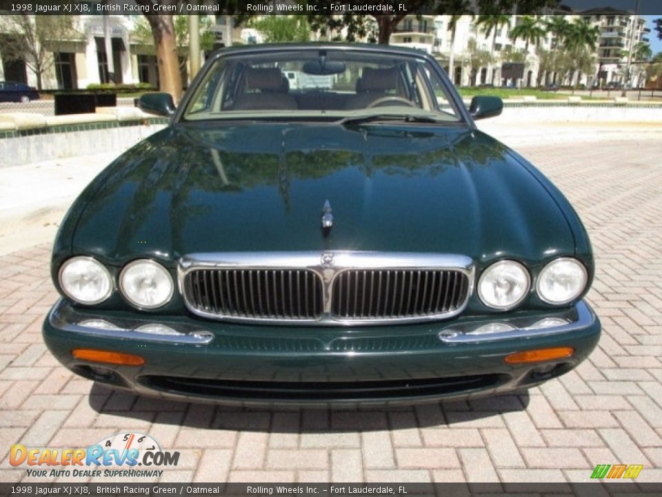1998 Jaguar XJ XJ8 British Racing Green / Oatmeal Photo #15