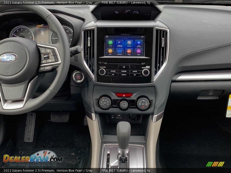 2021 Subaru Forester 2.5i Premium Horizon Blue Pearl / Gray Photo #10