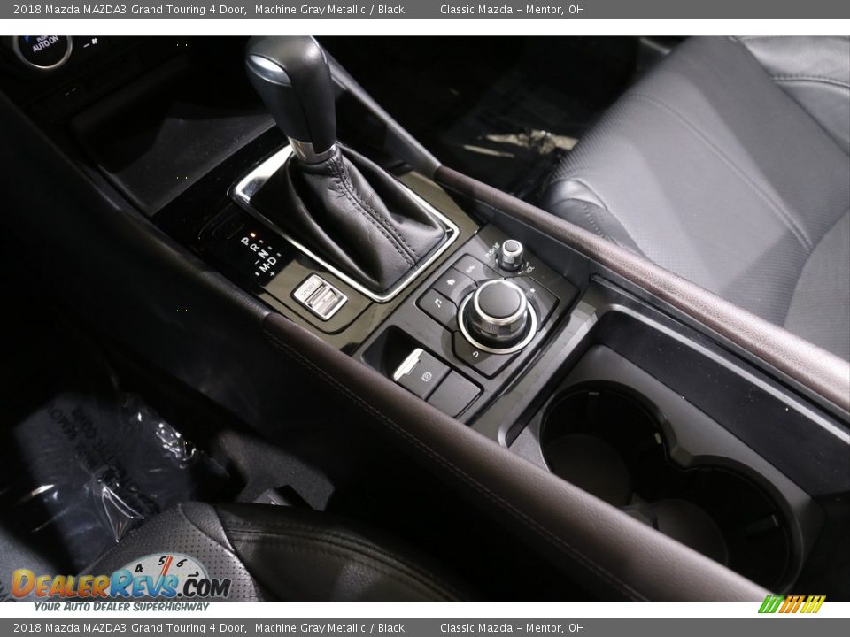 2018 Mazda MAZDA3 Grand Touring 4 Door Machine Gray Metallic / Black Photo #16
