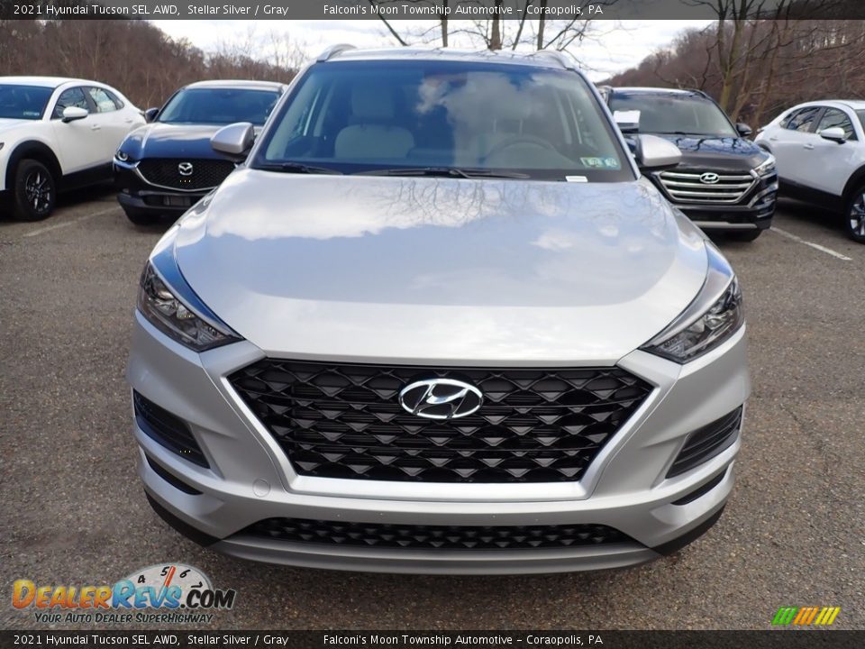 2021 Hyundai Tucson SEL AWD Stellar Silver / Gray Photo #4