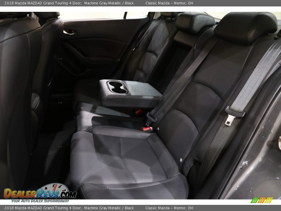 2018 Mazda MAZDA3 Grand Touring 4 Door Machine Gray Metallic / Black Photo #20