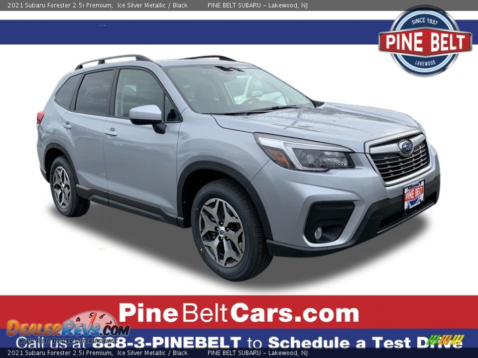 2021 Subaru Forester 2.5i Premium Ice Silver Metallic / Black Photo #1