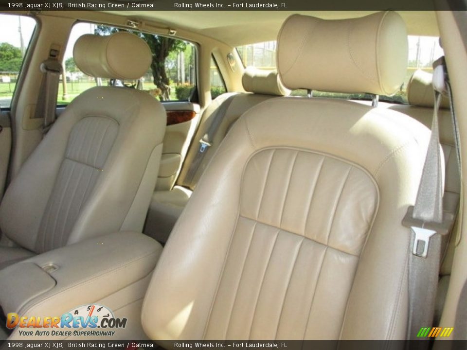 1998 Jaguar XJ XJ8 British Racing Green / Oatmeal Photo #24