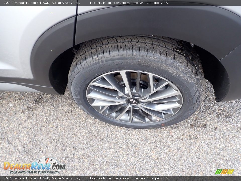 2021 Hyundai Tucson SEL AWD Stellar Silver / Gray Photo #7