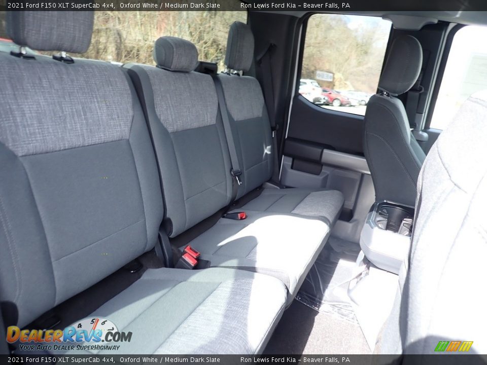 2021 Ford F150 XLT SuperCab 4x4 Oxford White / Medium Dark Slate Photo #12