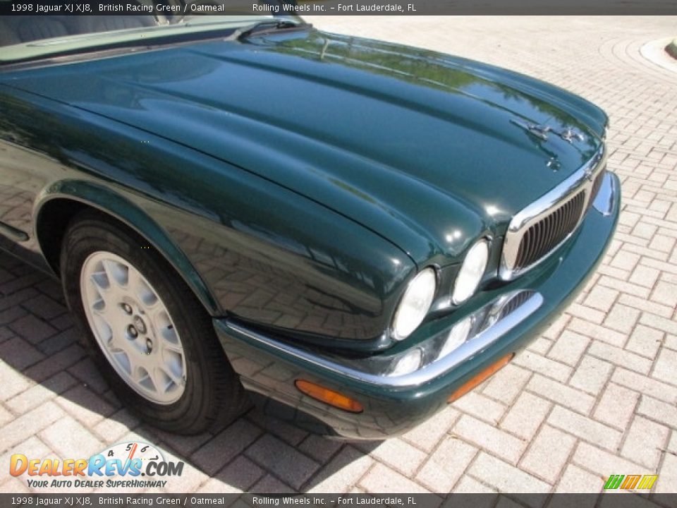 1998 Jaguar XJ XJ8 British Racing Green / Oatmeal Photo #31