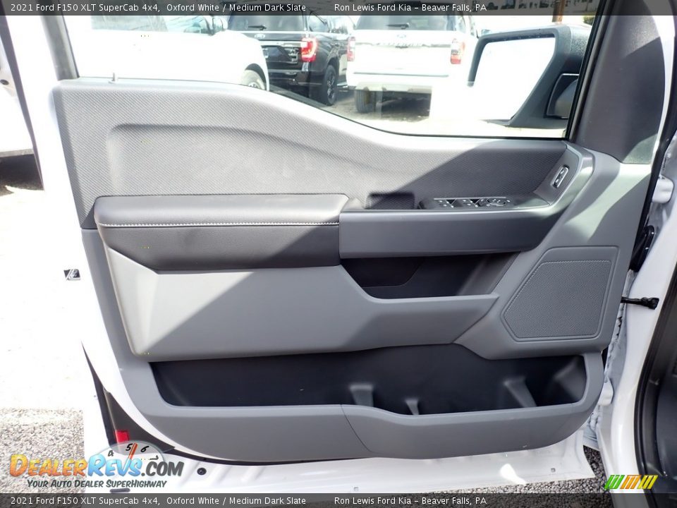 2021 Ford F150 XLT SuperCab 4x4 Oxford White / Medium Dark Slate Photo #15