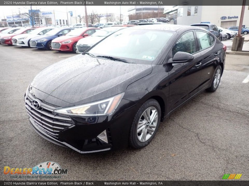 2020 Hyundai Elantra Value Edition Phantom Black / Black Photo #4