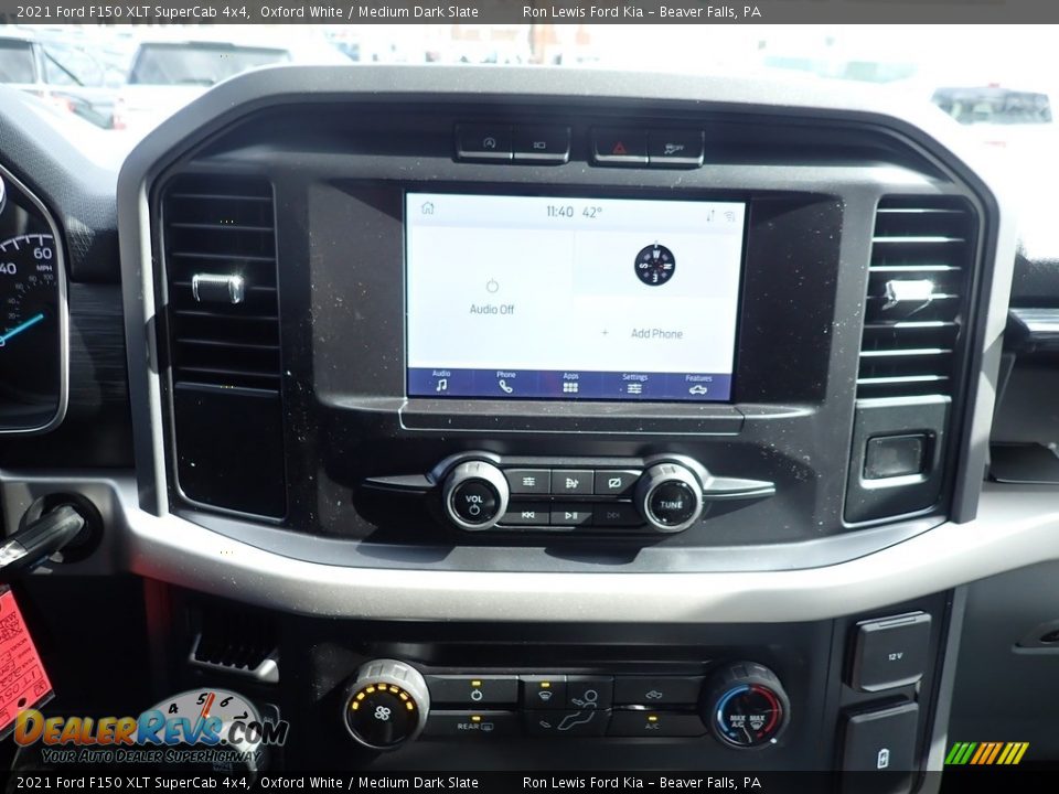 2021 Ford F150 XLT SuperCab 4x4 Oxford White / Medium Dark Slate Photo #17