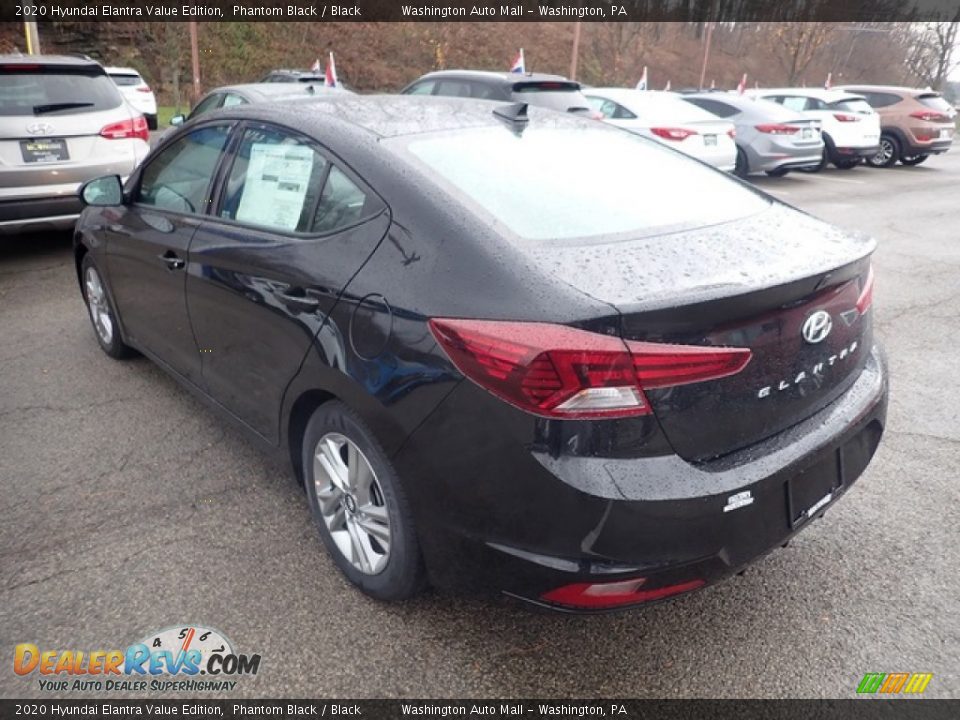 2020 Hyundai Elantra Value Edition Phantom Black / Black Photo #6