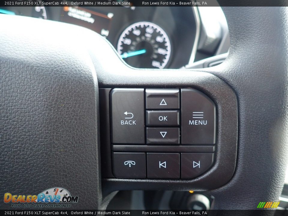 2021 Ford F150 XLT SuperCab 4x4 Oxford White / Medium Dark Slate Photo #19