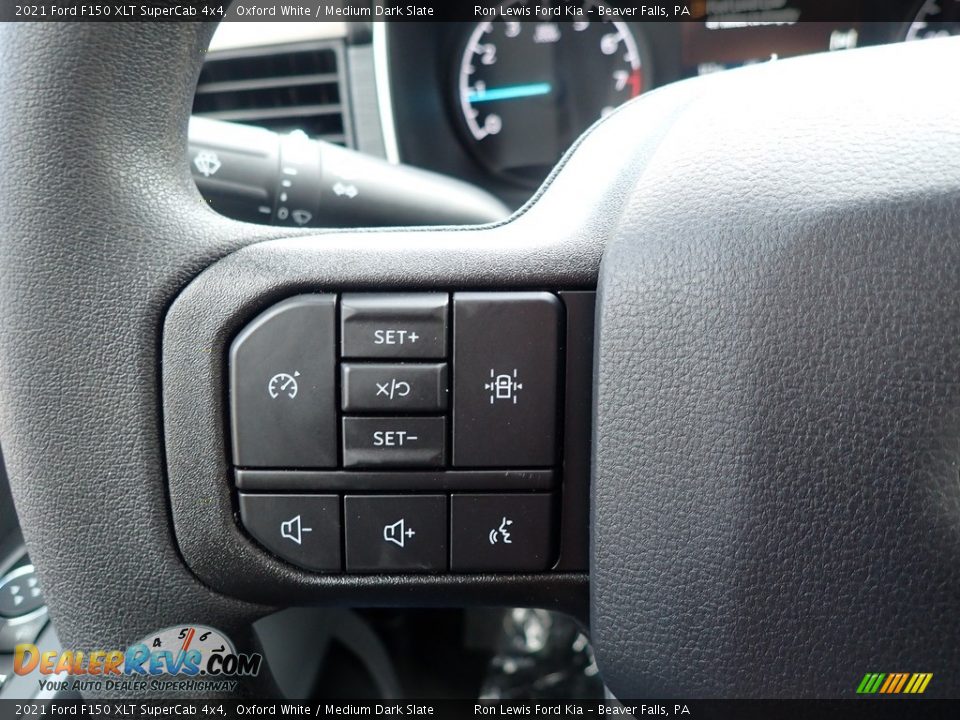 2021 Ford F150 XLT SuperCab 4x4 Oxford White / Medium Dark Slate Photo #20