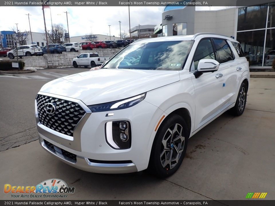 2021 Hyundai Palisade Calligraphy AWD Hyper White / Black Photo #5