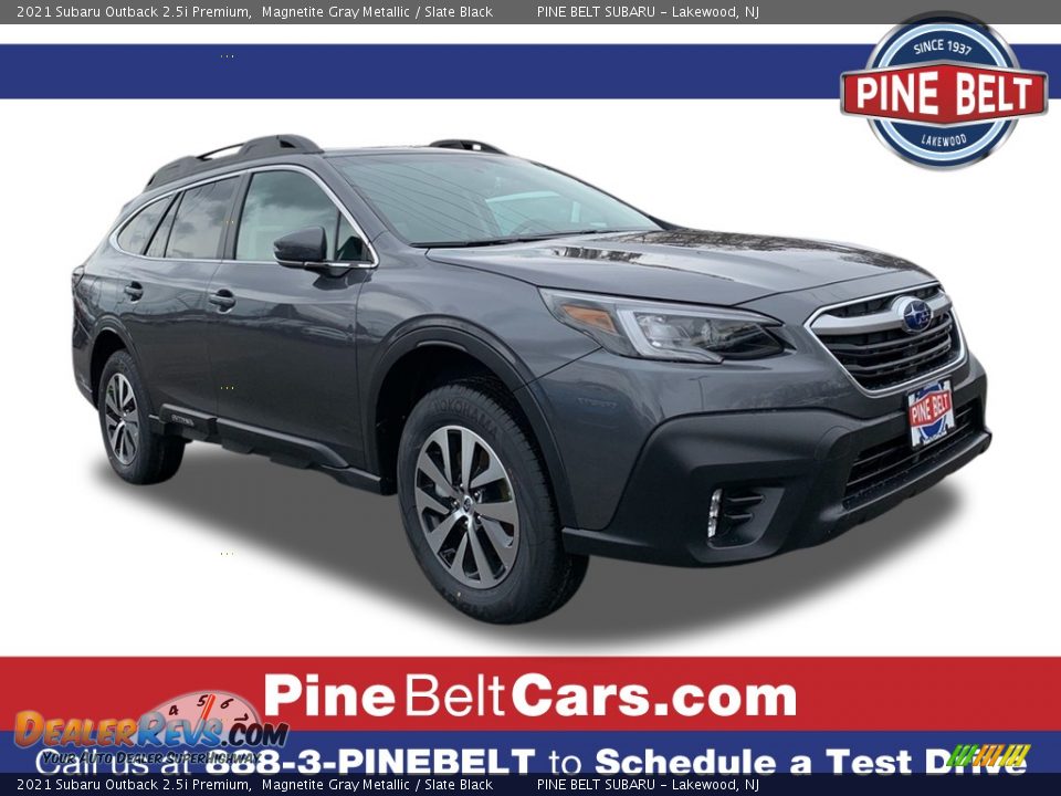 2021 Subaru Outback 2.5i Premium Magnetite Gray Metallic / Slate Black Photo #1
