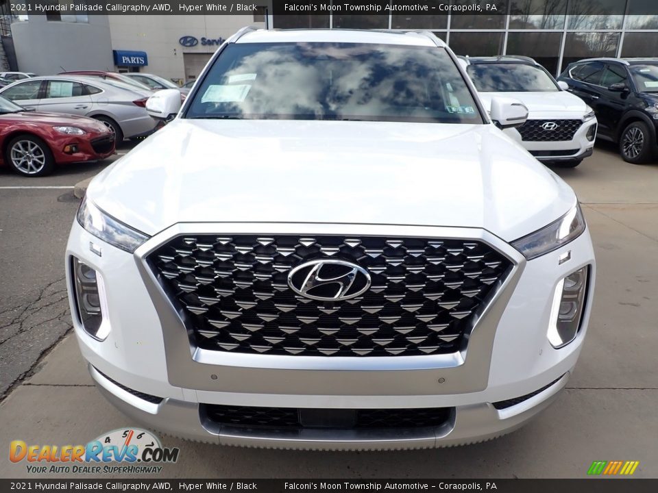 2021 Hyundai Palisade Calligraphy AWD Hyper White / Black Photo #6