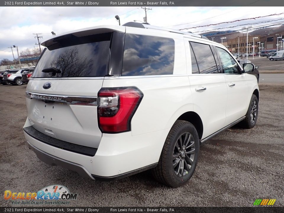 2021 Ford Expedition Limited 4x4 Star White / Ebony Photo #2