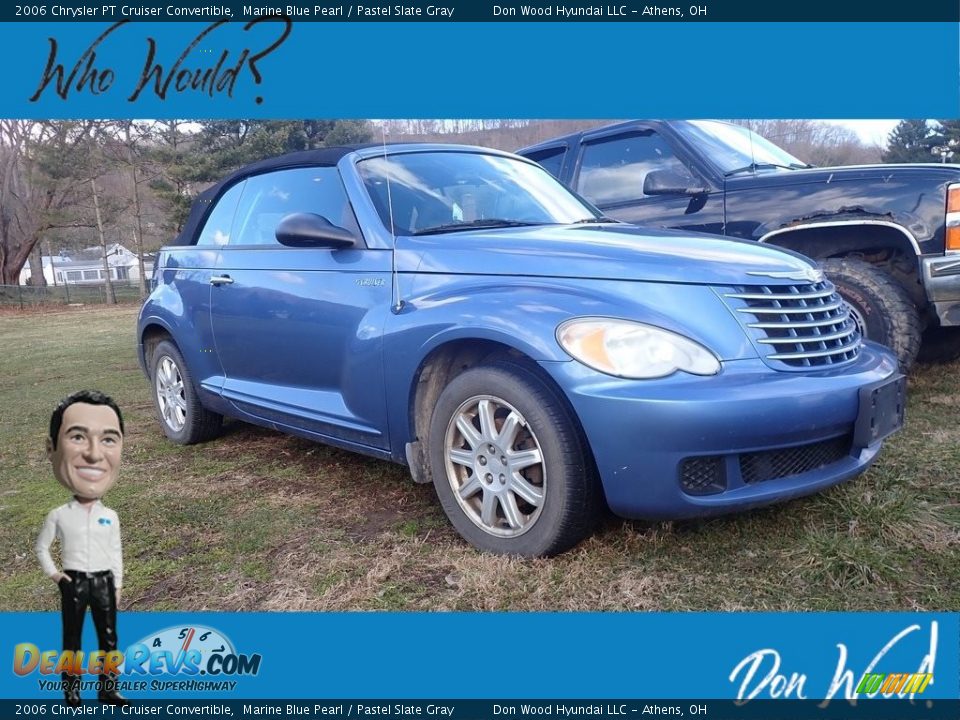 2006 Chrysler PT Cruiser Convertible Marine Blue Pearl / Pastel Slate Gray Photo #1