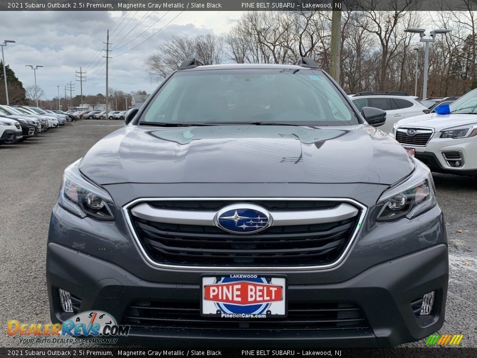 2021 Subaru Outback 2.5i Premium Magnetite Gray Metallic / Slate Black Photo #3