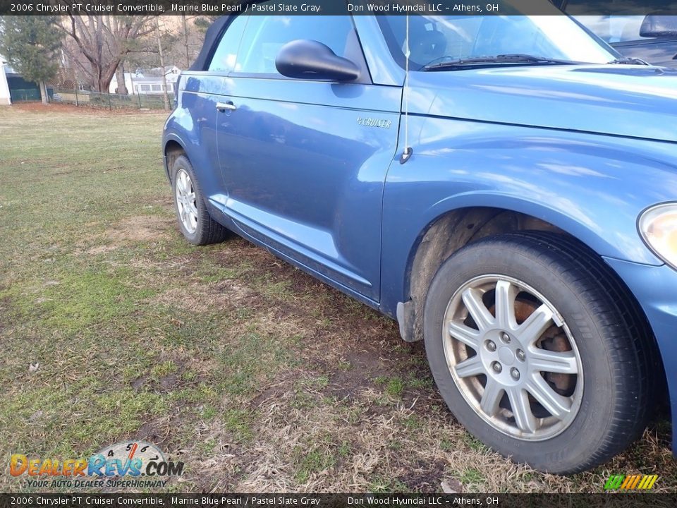 2006 Chrysler PT Cruiser Convertible Marine Blue Pearl / Pastel Slate Gray Photo #3