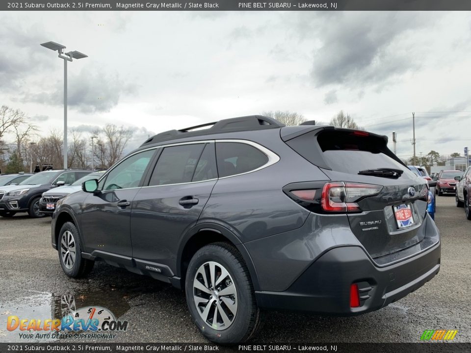 2021 Subaru Outback 2.5i Premium Magnetite Gray Metallic / Slate Black Photo #6