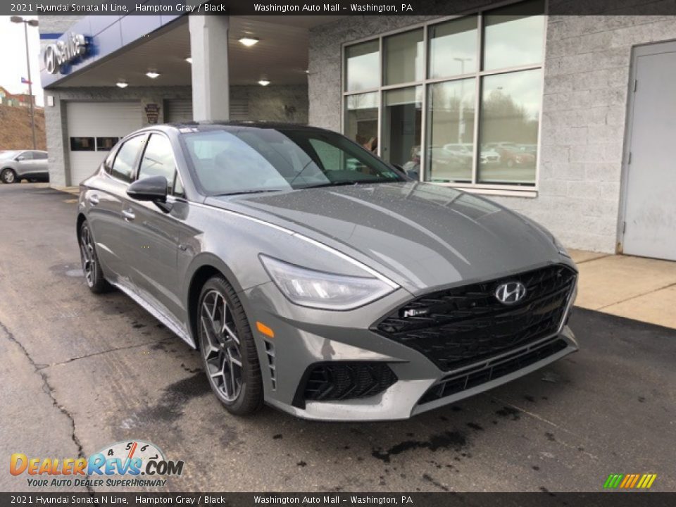 Front 3/4 View of 2021 Hyundai Sonata N Line Photo #1