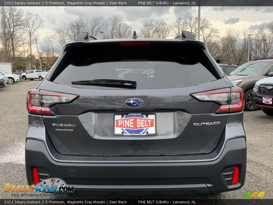 2021 Subaru Outback 2.5i Premium Magnetite Gray Metallic / Slate Black Photo #7