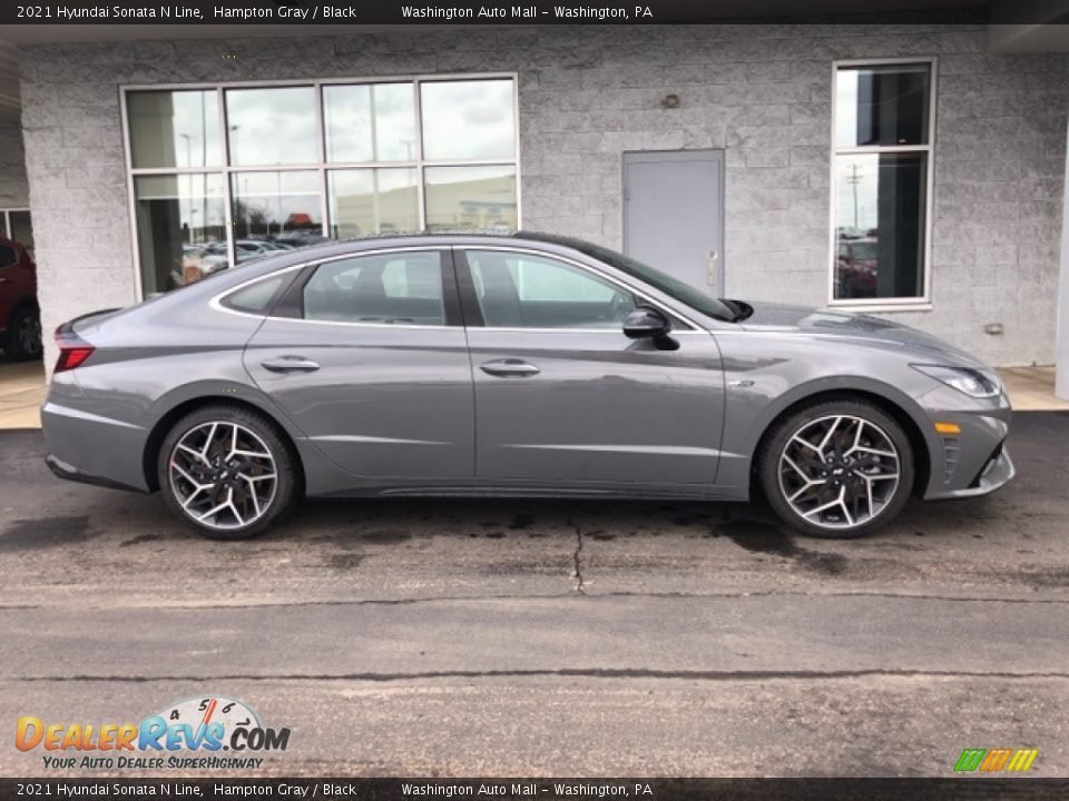 Hampton Gray 2021 Hyundai Sonata N Line Photo #2