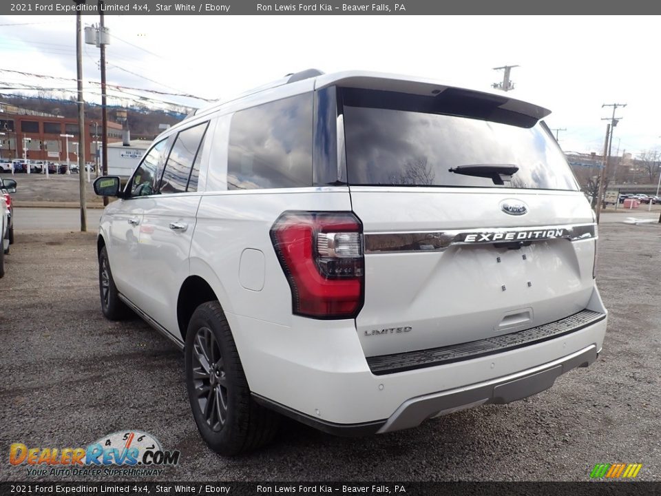 2021 Ford Expedition Limited 4x4 Star White / Ebony Photo #7