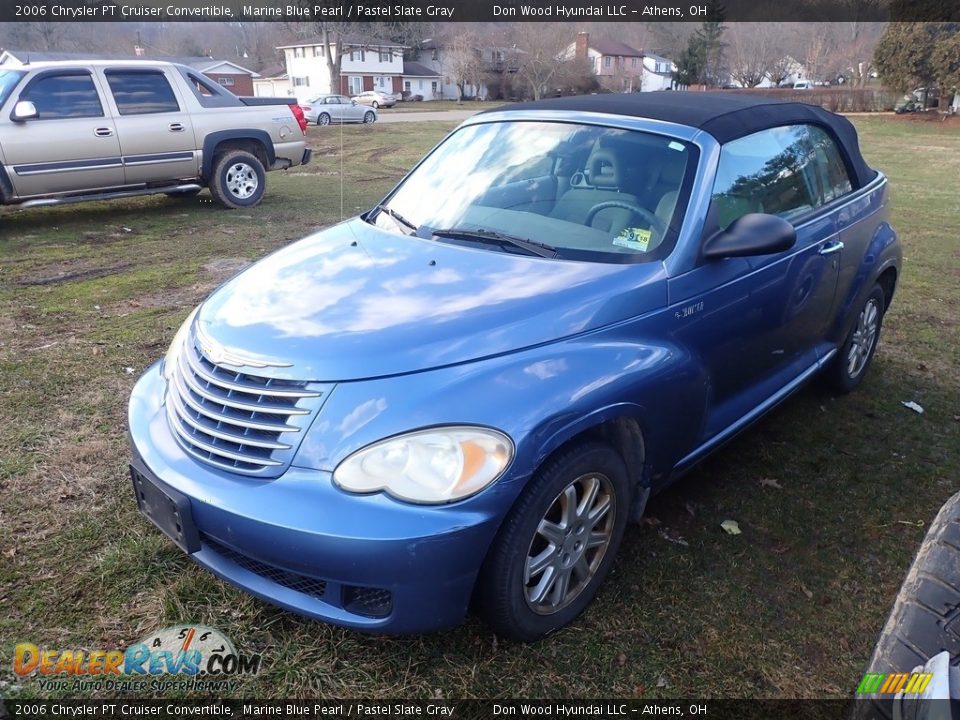 2006 Chrysler PT Cruiser Convertible Marine Blue Pearl / Pastel Slate Gray Photo #7