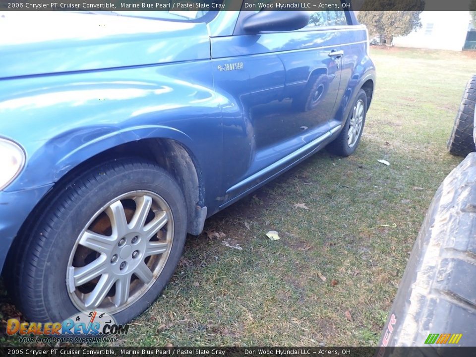 2006 Chrysler PT Cruiser Convertible Marine Blue Pearl / Pastel Slate Gray Photo #8