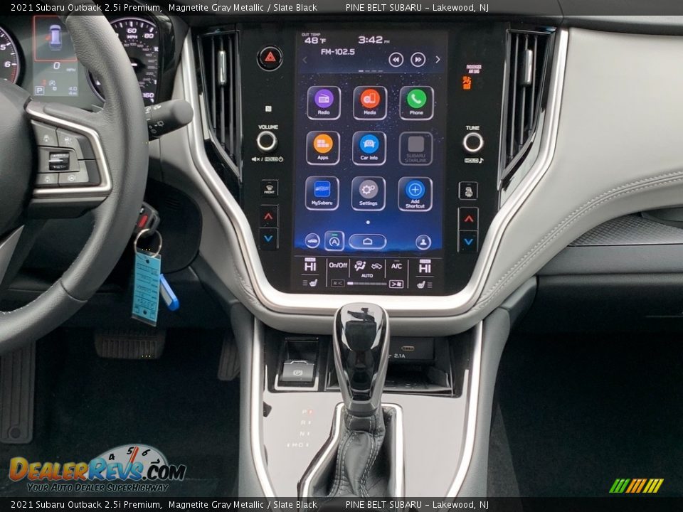 2021 Subaru Outback 2.5i Premium Magnetite Gray Metallic / Slate Black Photo #11