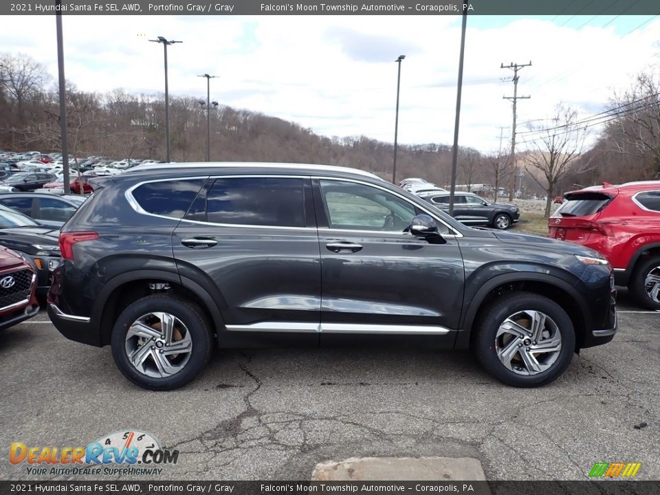 2021 Hyundai Santa Fe SEL AWD Portofino Gray / Gray Photo #1