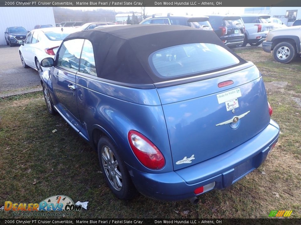 2006 Chrysler PT Cruiser Convertible Marine Blue Pearl / Pastel Slate Gray Photo #9