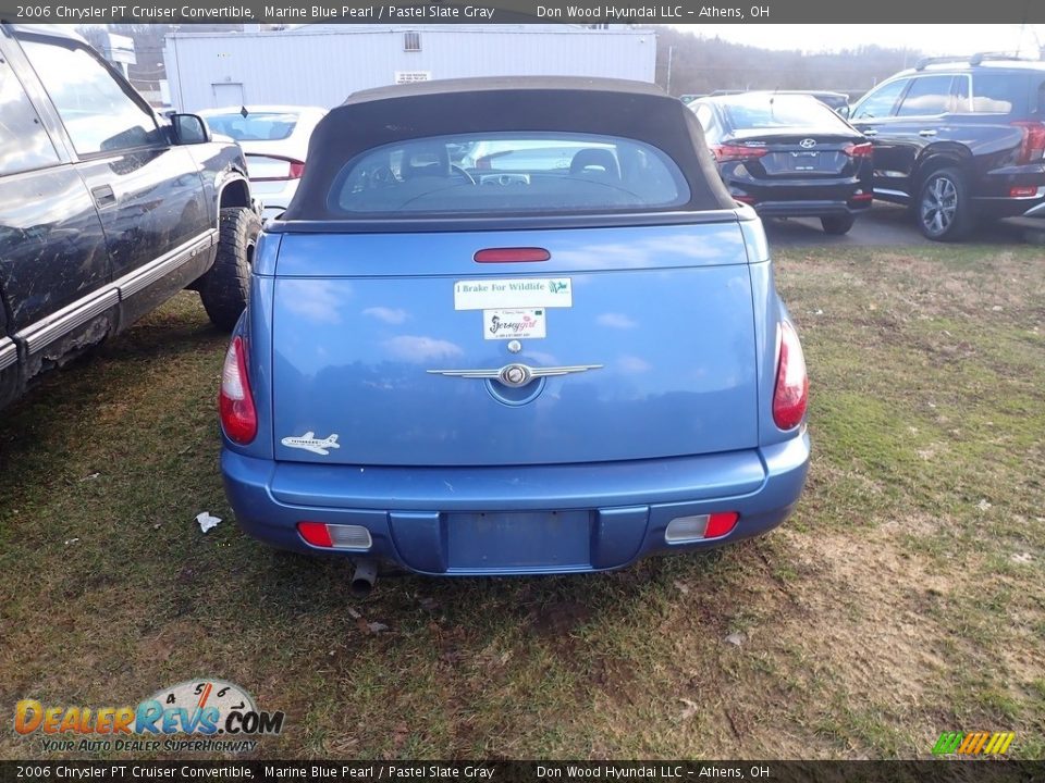 2006 Chrysler PT Cruiser Convertible Marine Blue Pearl / Pastel Slate Gray Photo #10